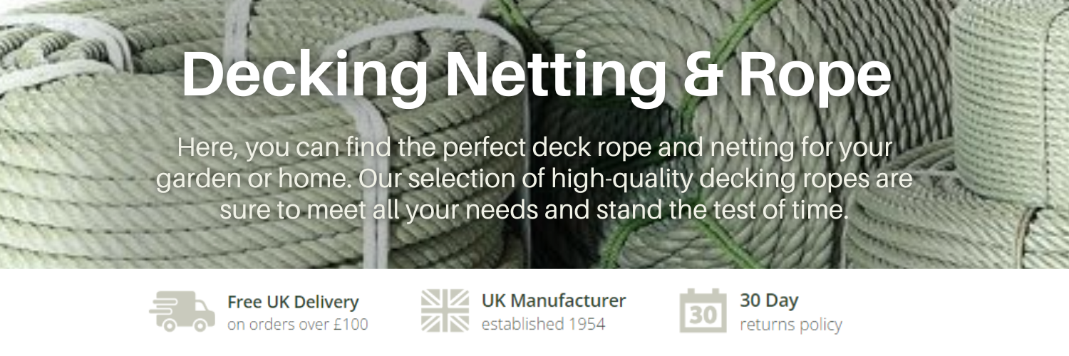 Decking Netting & Rope
